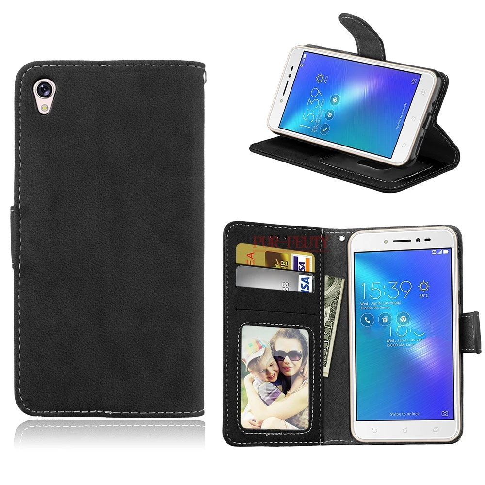 

for ASUS ZB501KL Zenfone Live ZB501 ZB 501 KL 501KL Case Flip Matte Leather Case For Asus Zenfone3 Go ZB501KL Wallet Phone Cover