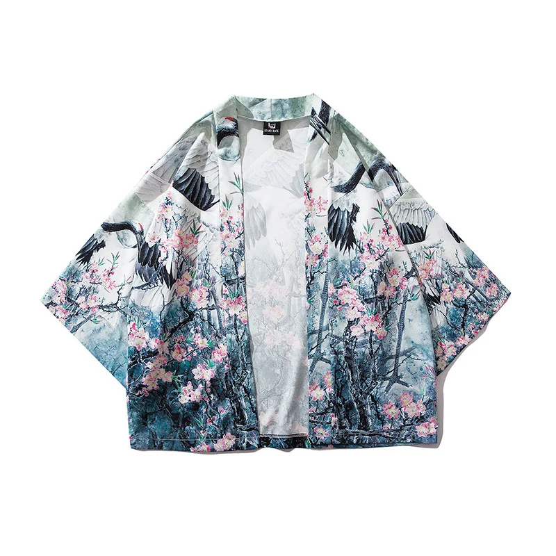Японские кимоно кардиган для мужчин haori yukata мужской самурайский костюм одежда кимоно куртка мужское кимоно рубашка юката haori