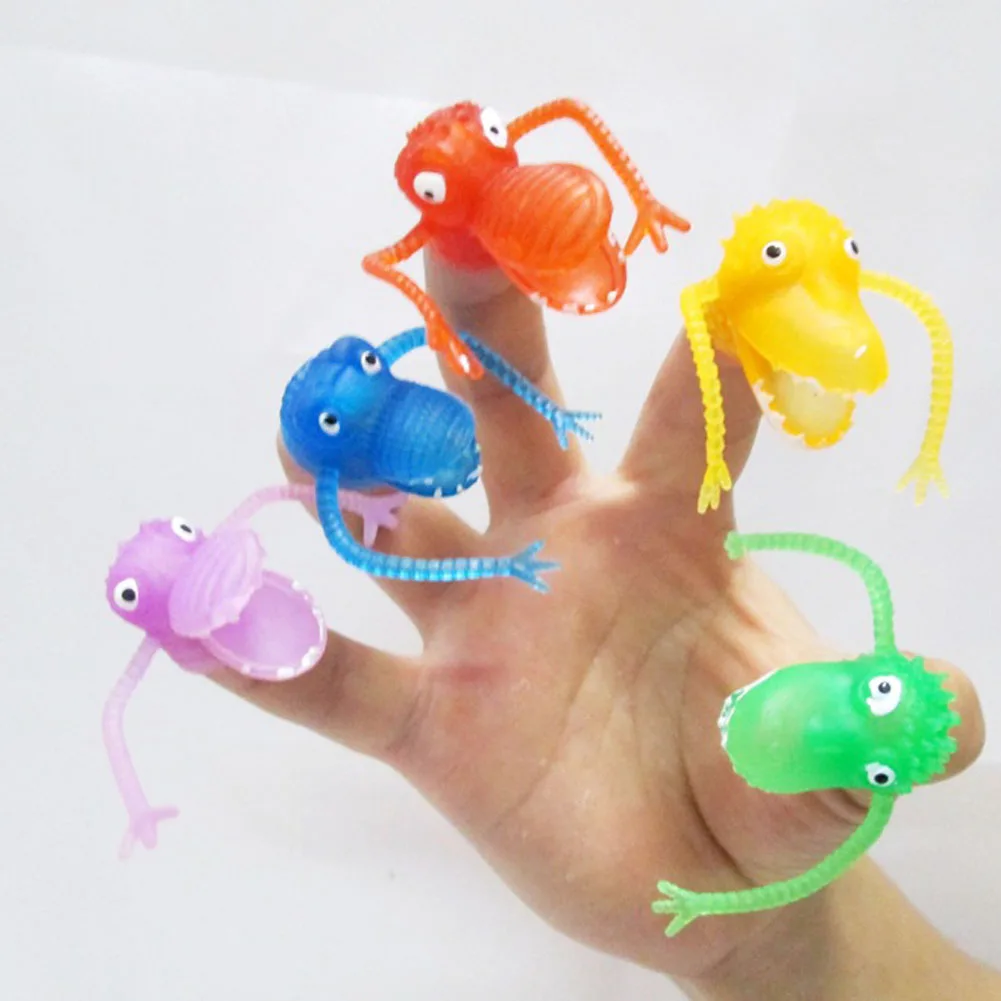 1 шт. новый пластиковый палец история щенка игрушечные мини динозавры с маленьким пальцем игрушки для детей высокого качества цвет