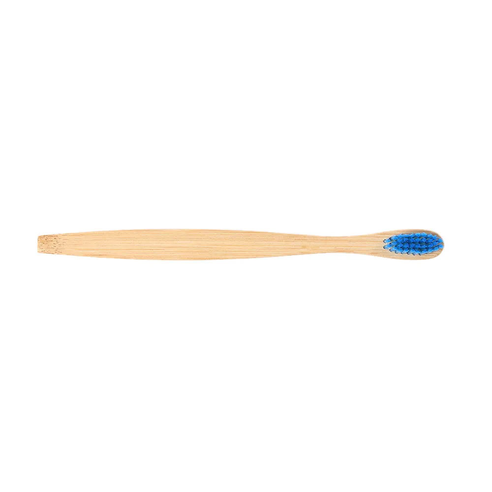 1PC Natural Bamboo Toothbrush Bamboo Charcoal Toothbrush Low Carbon Bamboo Nylon Wood Handle Toothbrush Portable Brush