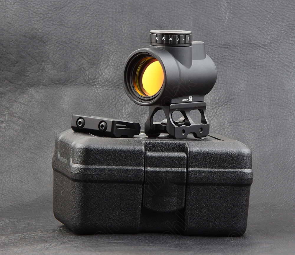 Тактический прицел для винтовки Trijicon Mro Style 1x с красной точкой высоких и низких