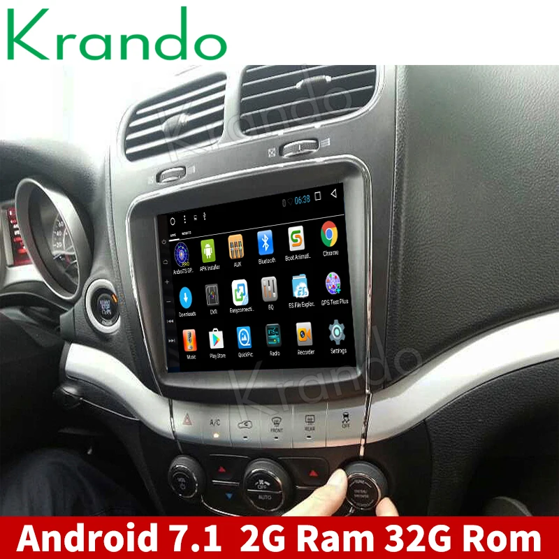 

Krando Android 7.1 8.4" car radio GPS navigation player for Fiat Freemont 2012-2014 audio entertainment system