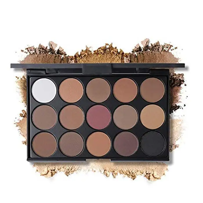 

1pcs Professional 15 Colors Matte Shimmer Eyeshadow All skin types Palette 130g Cosmetic