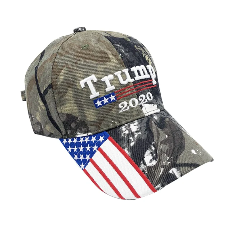 

Trump US Flag Sportswear Tennis Cap Patchwork Cotton Hat Headdress Adjustable Back Cover Cool Election Accessories