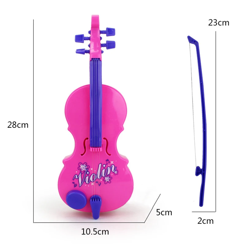 Новая симуляция скрипки игрушка 4 струны Музыкальные инструменты развивающий подарок для детей