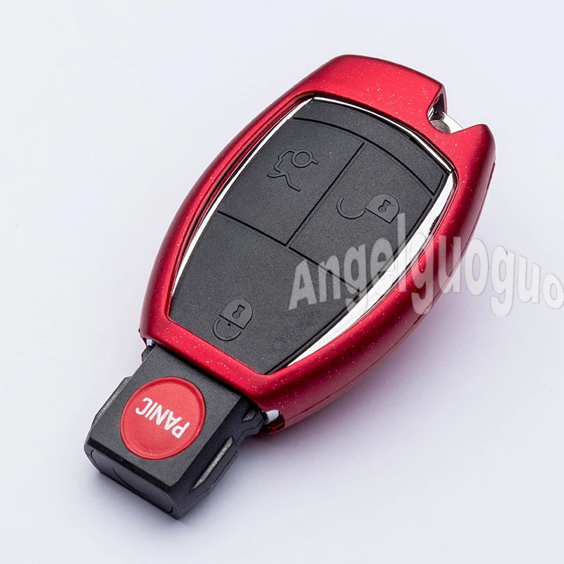 Angelguoguo Мягкий ТПУ Авто защитный чехол для ключа Smart Remote Key Shell Mercedes Benz A C B E S CLA GLA GLK