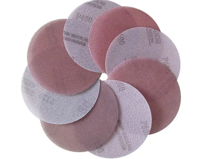 

10pcs/lot 150mm round grid sandpaper Grit 80-1000 sanding special sandpaper