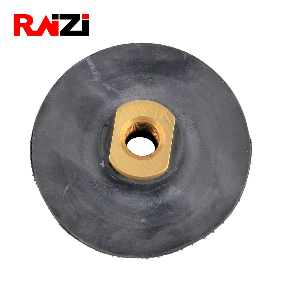 4inch//100mm Flexible Backer Pad Holder for Hook /& Loop Diamond Pads 5//8/" 11