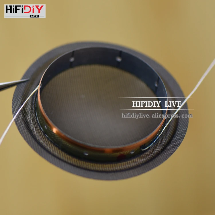 HIFIDIY LIVE 1 дюймов 1,1 ''28 мм твитеры звуковая катушка мягкая Прозрачная Шелковая мембрана ВЧ запчасти для ремонта динамика 8ohm 15W