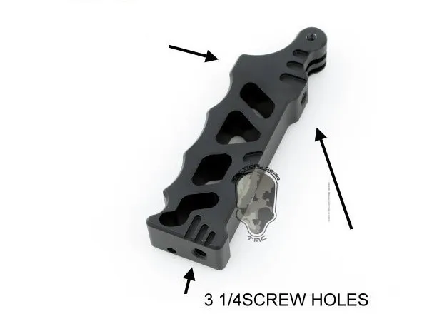 F08182 алюминиевая тактическая рукоятка ручной монопод+ металлический Болт штатив крепление для Gopro Hero 2 3 3