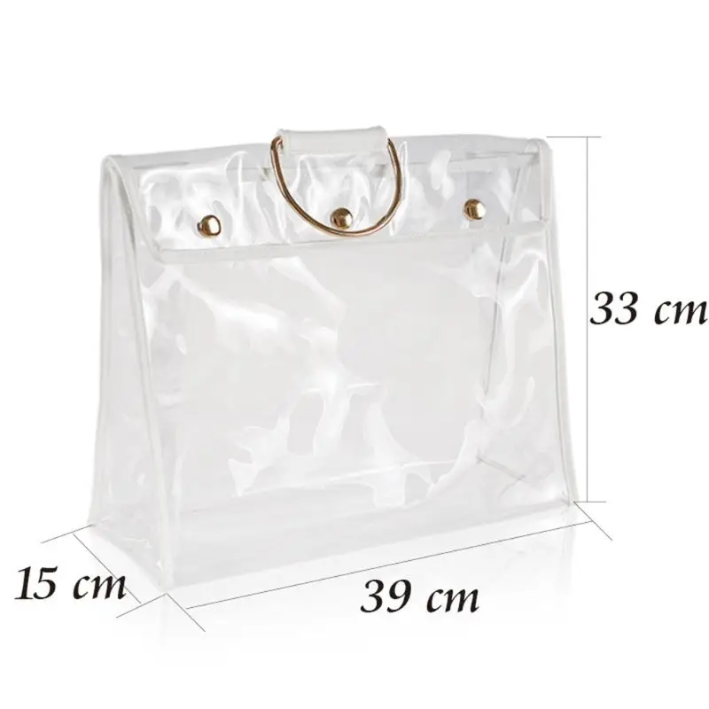 

Keep Clean Handbag Dustproof Cover Transparent Storage Organizer Bag