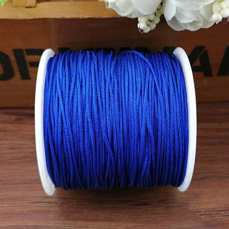 

New 45M/Roll Nylon Cord Thread Chinese Knot Macrame Cord Bracelet Braided String DIY Beading String