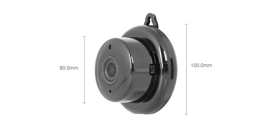 Беспроводная мини-камера ET, объектив 2,1 мм, ночное видение, детский монитор, 720 P, детектор движения, Домашняя безопасность, мини беспроводная Wi-Fi камера