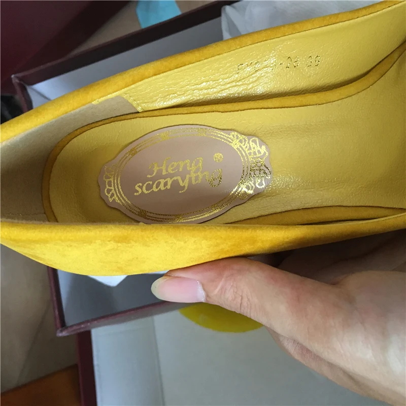 Г., женские блестящие туфли-лодочки на высоком каблуке 8 см пикантные туфли-лодочки на массивном каблуке, женские элегантные вечерние свадебные туфли желтого цвета