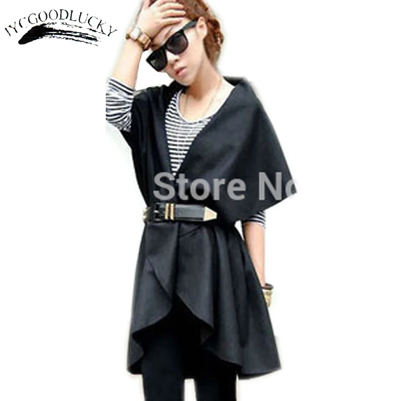 

Spring and Autumn Casual European Style Long Casual Irregular Lapel Cardigan Shawl Jacket Women Clothing Women's Fashion Slim