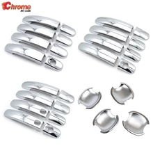 Voor Ford Focus Mk2 Euro 2005 - 2008 2009 2010 2011 Chrome Deurklink Catch Cover Kom Kop Trim Overlay decoratie Auto Styling