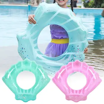 

Children Shell Inflatable Sequins Swimming Pool Floating Rafts Swim Ring Circle