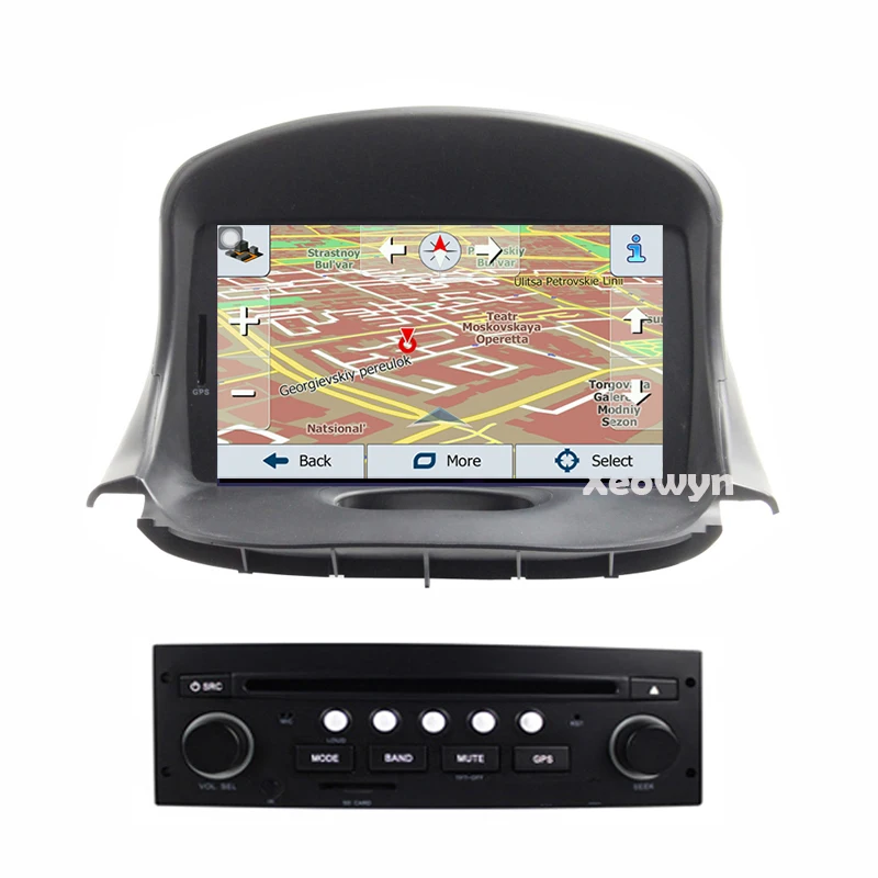 Android 8,1 автомобильный DVD Авторадио для peugeot 206 2007- авто радио gps Навигация Аудио видео WiFi 1 ГБ ram