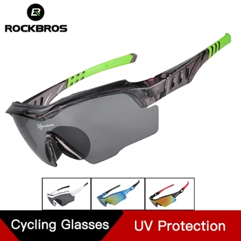 

ROCKBROS UV400 Cycling Glasses Sports Sunglasses For Men Women Bicycle Goggles MTB Motorcycle Fishing Glasses Cycling eyewear