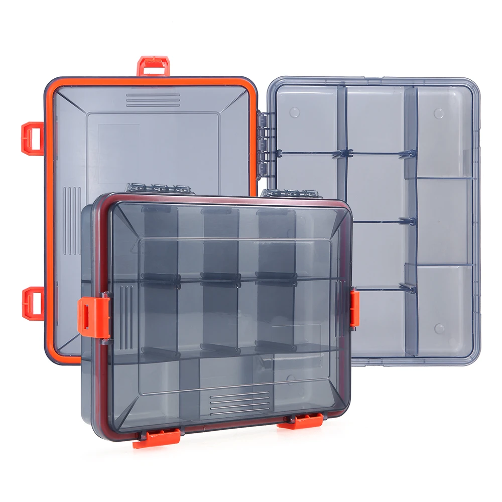 

11 Compartments Waterproof Fishing Tackle Box Fishing Lure Spoon Hook Bait Storage Case Utility Box Carp Fishing Accessories