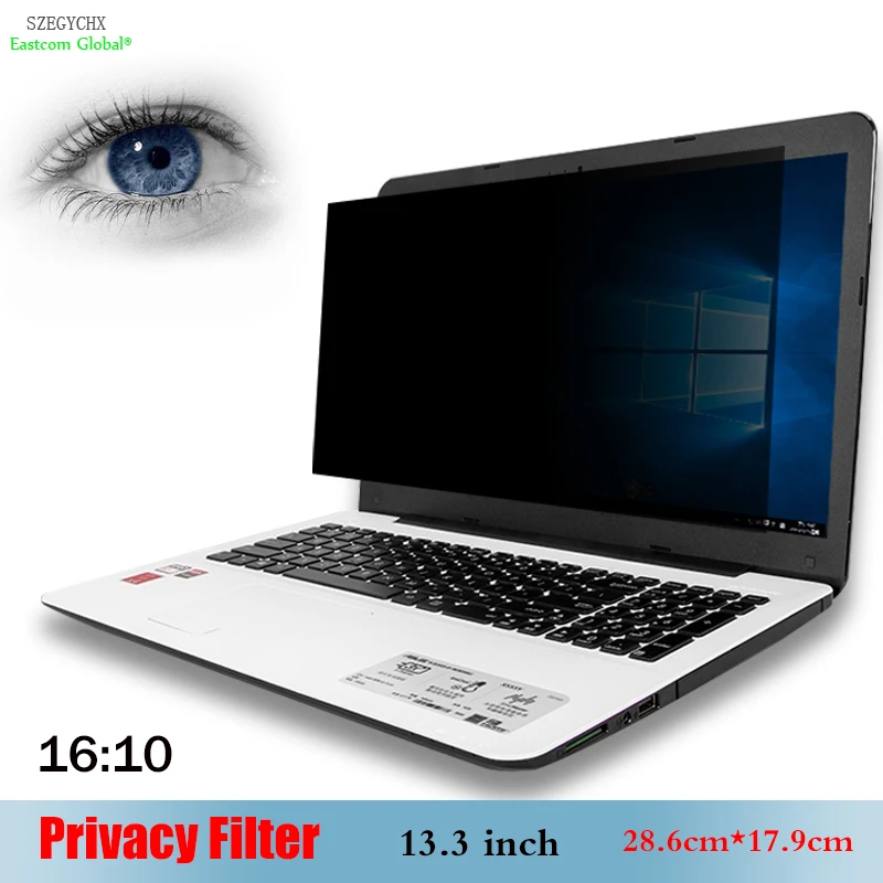 Prix 13.3 pouce Filtre de Confidentialité Anti éblouissement écran de protection film, SZEGYCHX Pour Portable 1610 Portable 28.6 cm * 17.9 cm