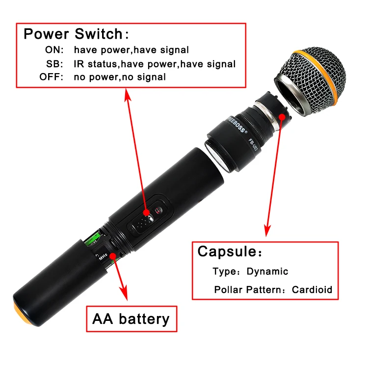 FB-U03-2P 31 Wireless Microphones