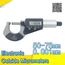 Best Buy Electronic Outside Micrometers 50-75*0.001 Double Function Keys digital caliper
