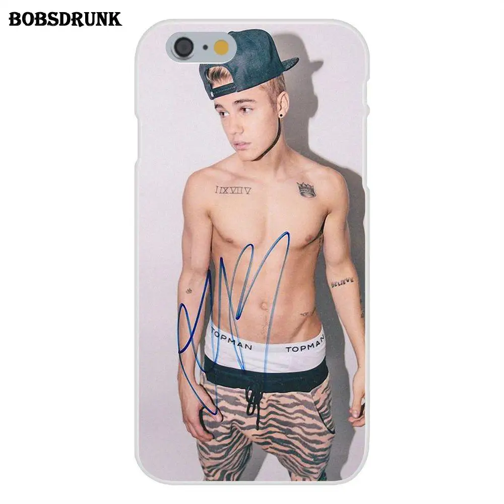 Justin Bieber Autograph For Apple iPhone X 4 4S 5 5C SE 6 6S 7 8 Plus Soft TPU Mobile Phone Case Cover