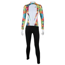 Hermosas rosas impresas ciclismo Jersey MTB Carretera bicicleta ropa vintage xxl camisetas de manga larga bicicleta para mujer