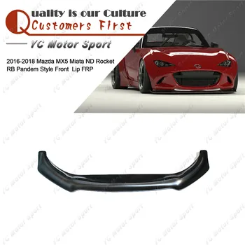 

FRP Fiber Glass PD Style Front Lip Fit For 2016-2018 MX5 Miata ND RB Front Bumper Lower Splitter Lip