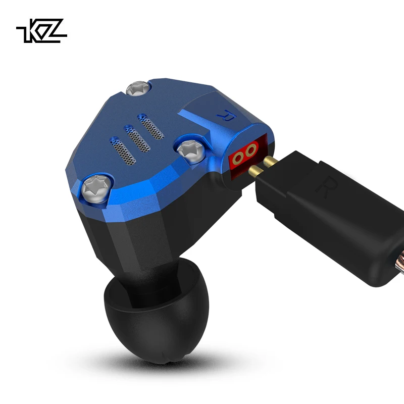 AK Audio KZ ZS7 1DD+4BA Hybird In Ear Earphone HIFI Running Sport Earphones Earplug Headphone KZ ZS10 BA10 ZS6 ZST ES4 ZS5 AS06