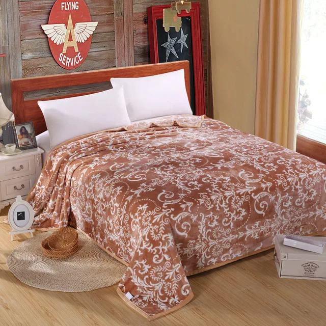 arnigu europe style soft blankets fleece plaid super king size warm super soft king size blankets