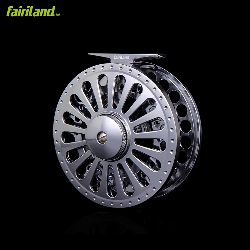 

Fly fishing reel 7/8 100mm/3.94" 3BB METAL PRECISION MACHINED fly reel from BAR-STOCK ALUMINUM w/ INCOMING CLICK
