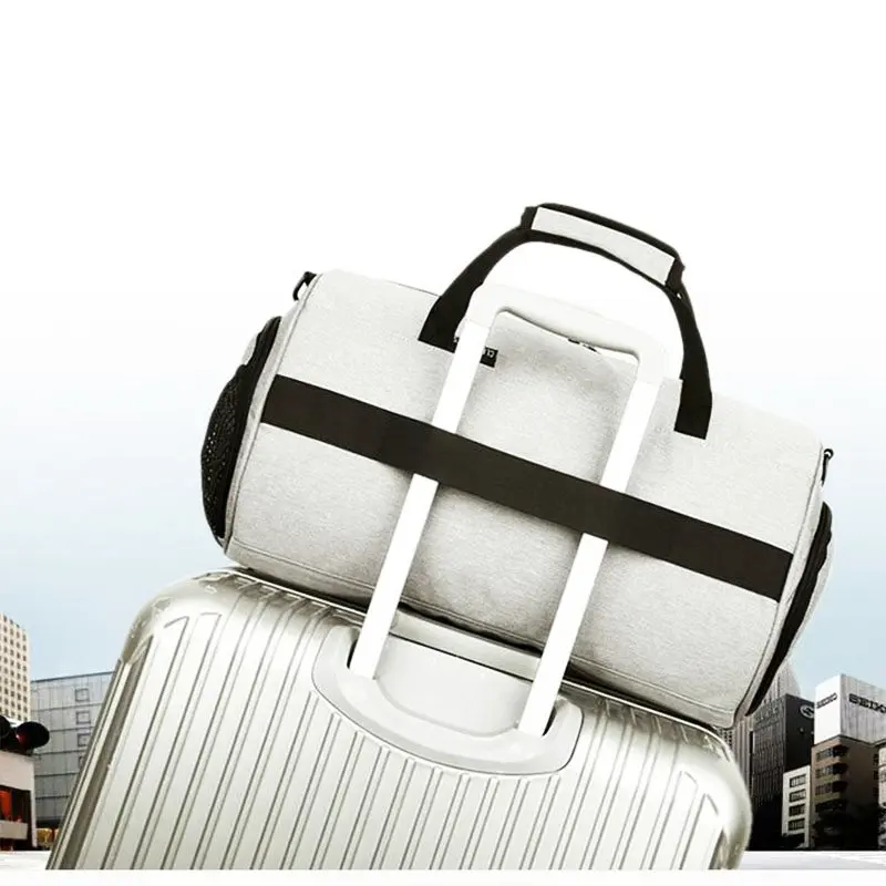 Men Gym Bags With Shoe Compartment Women Waterproof Sport Yoga Bags Lightweight Travel Duffel Bags Swimming Storage  Pool Bags