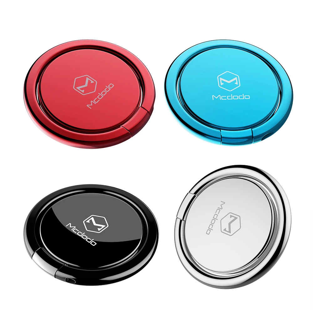 Mcdodo Magentic Compatible 360 Degree Rotating Finger Reusable Ring Holder for iPhone/Samsung/Huawei/OnePlus/Xiaomi