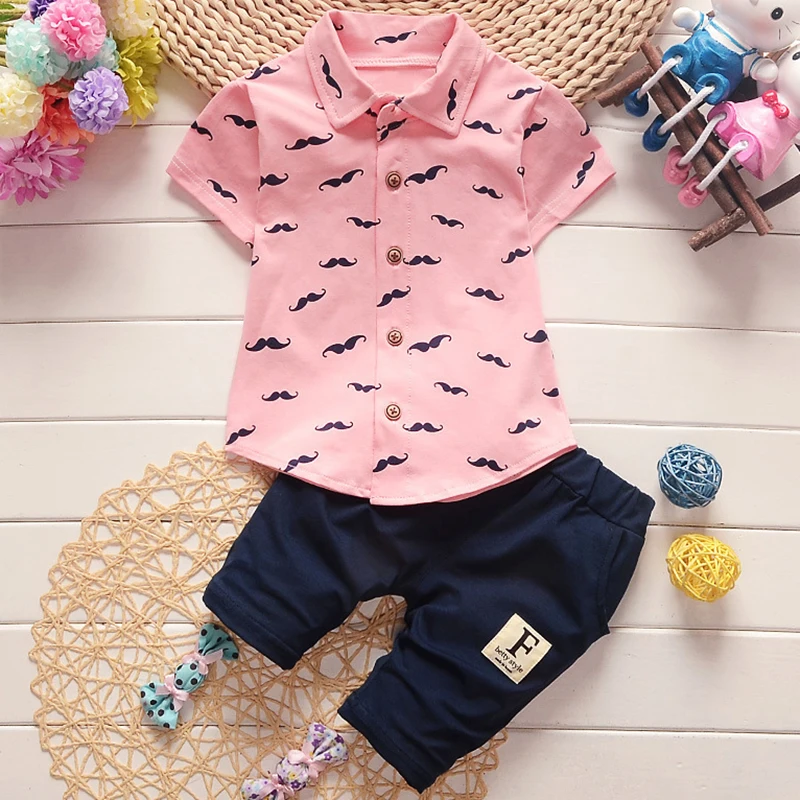 

Melario Kids Clothing Sets Casual Baby Clothing Sets Letter Pattern Clothes+Stripe Blue Pants 2Pc Children Clothes