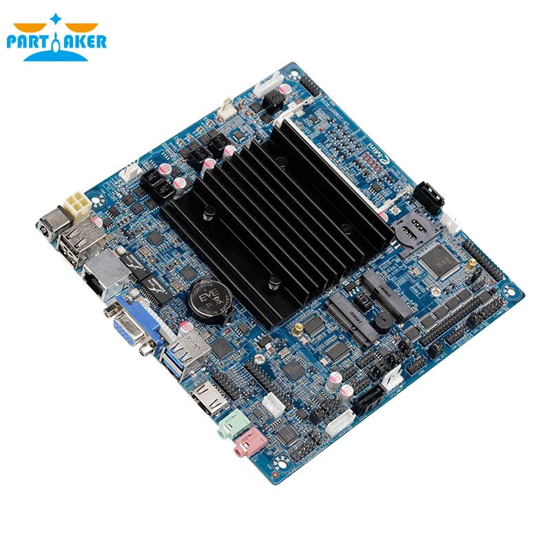 Настольные материнские платы Mini ITX без вентилятора с процессором J1900 2 lan 6 com hdmi и