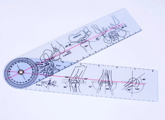 Professional Orthopedic Ruler Joint Angle Measuring Ruler Medical Ruler ...