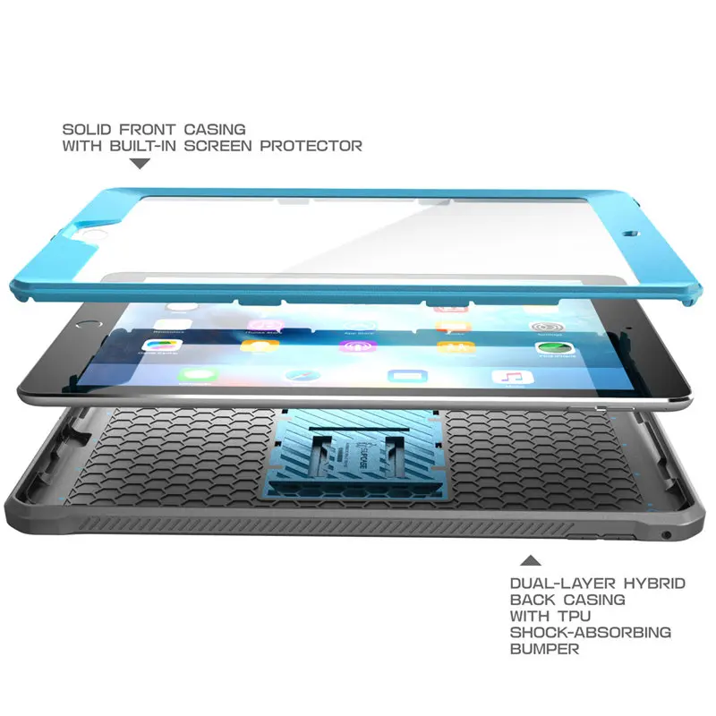 Supcase-ub Pro Estojo de Proteção Robusto de Corpo Inteiro com Protetor de Tela Embutido Resistente Ipad 9.7 2023 Mais Tarde - Imagem 5
