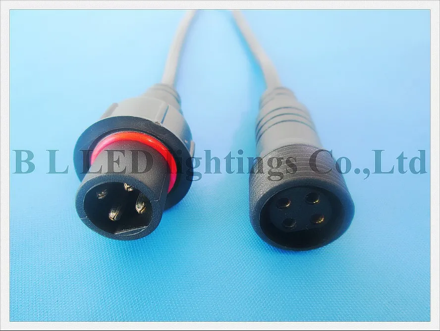 led wire connector 4 pin waterproof (1)----LED module LED tube LED flood light panel light ceiling light strip bulb