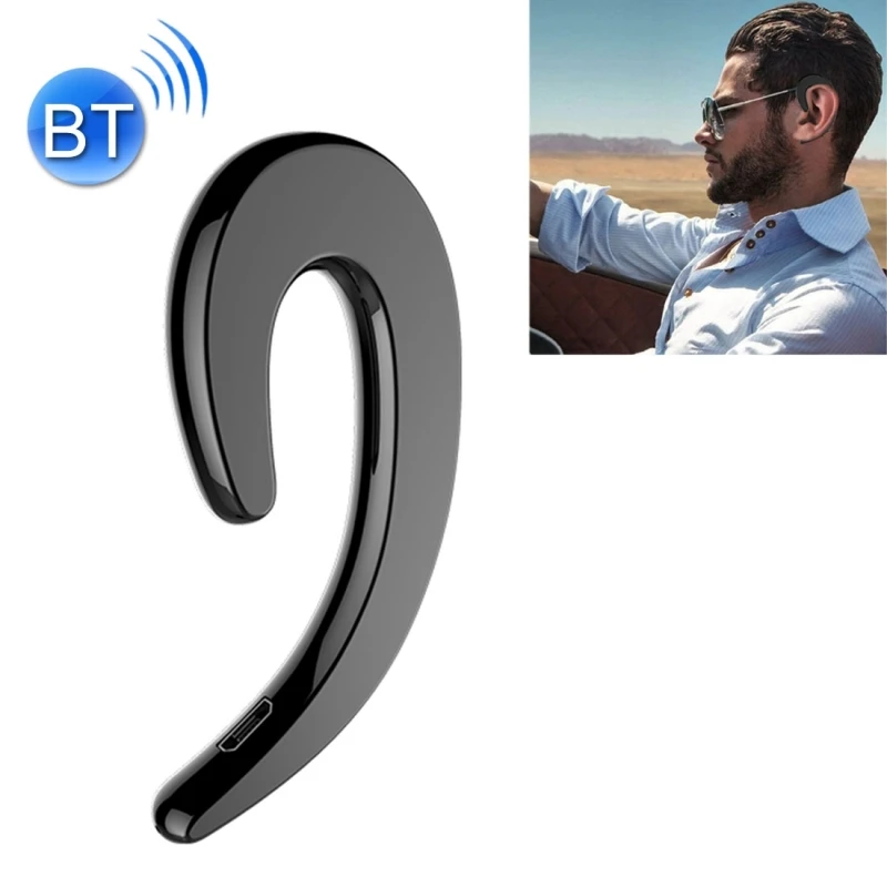 B18 Bone Conduction Bluetooth V4 1 Sports Headphone Earhook Headset For iphone X 8plus Galaxy S9 S9 and Other Smart Phones
