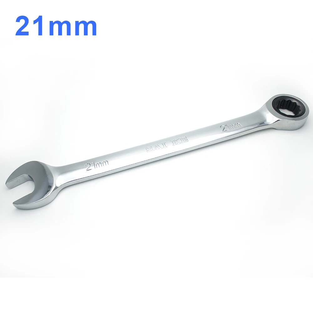 

21mm2016 Newest High Quality 72 tooth Ratchet Metric Spanner And Ring Wrenches Tool Ratchet Wrench CRV Bicycle Repar Hand Tool