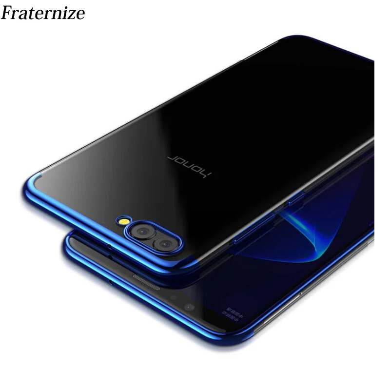 Мягкий чехол TPU для huawei Honor 9 Lite V9 играть V10 7X 7C прозрачный покрытие светит задняя