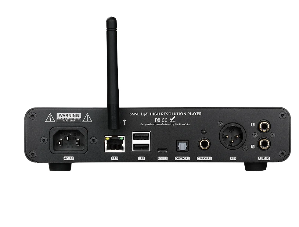 SMSL DP3 ES9018Q2C XLR мультимедийный приемник сбалансированный усилитель для наушников