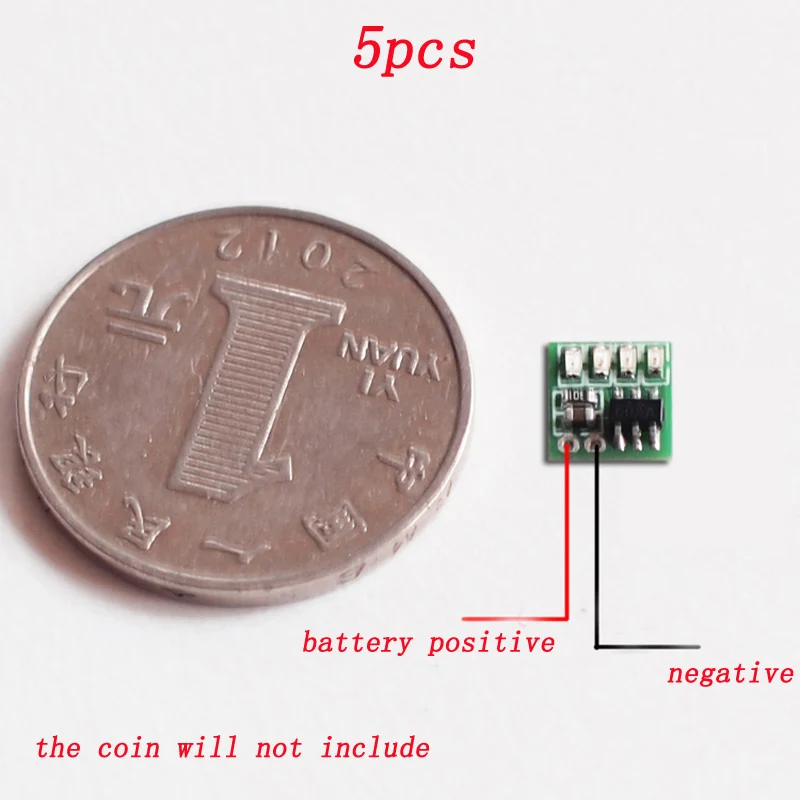 

5pcs Micro Mini Lithium Battery Capacity Indicator Module LED Flashing 3V-4.2V fr RC Airplane FPV Indication PCB Board