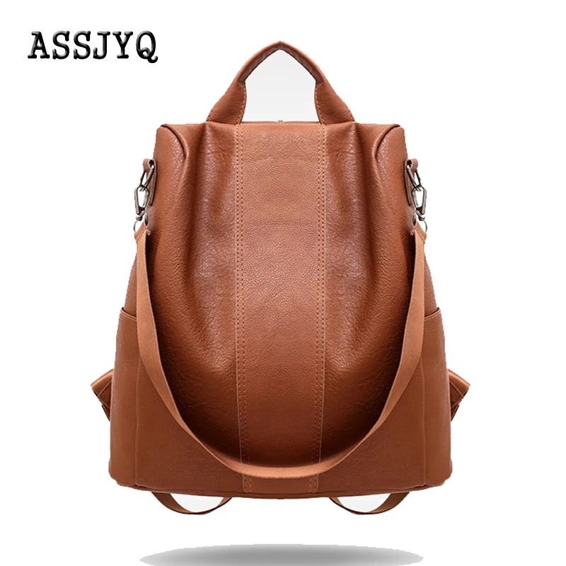Billig Taschen für frauen 2019 mode Schulter Taschen multi funktion anti diebstahl tasche Gute qualität und große kapazität hochwertige leder