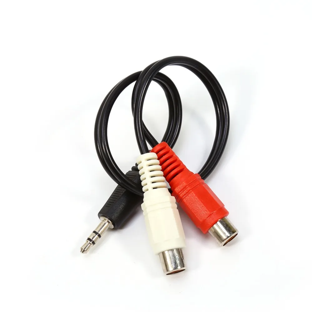 3.5mm Mini Stereo Audio Cable Headphone Y Cable Male Jack to 2 RCA