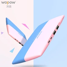 WOPOW 8000mAh Power Bank 18650 External Battery Portable Dual USB quick charge Powerbank for iPhone Samsung for Xiaomi charge