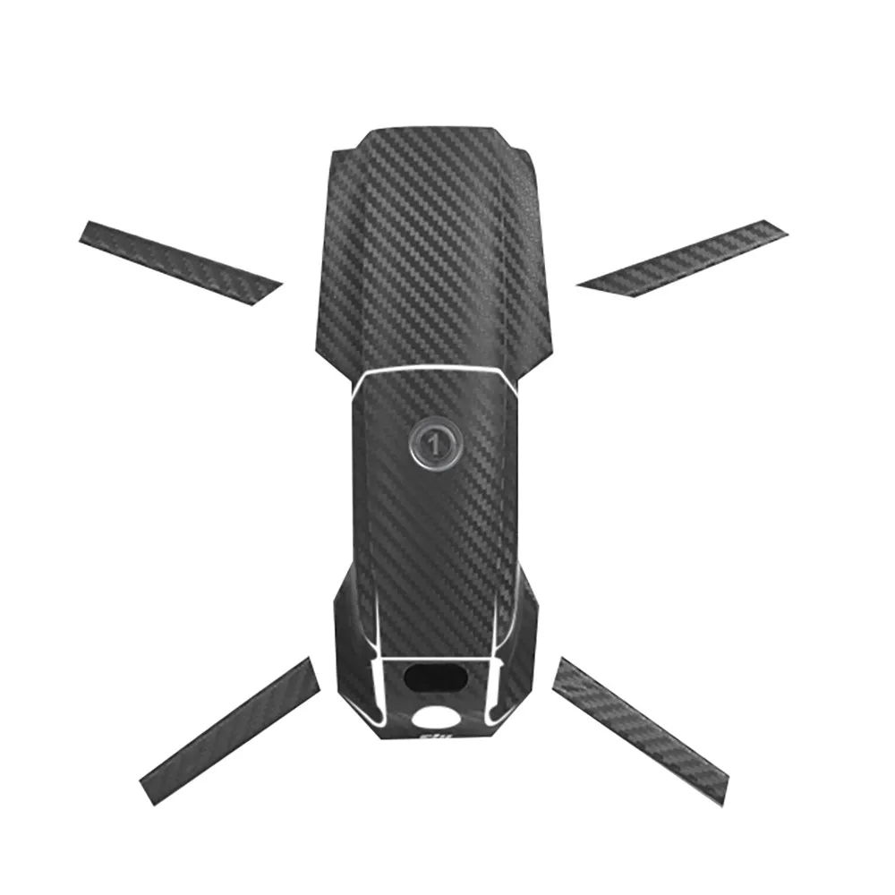 HIPERDEAL ПВХ углеродное волокно кожи пульт дистанционного управления тело Arm полный набор стикер s Водонепроницаемый Прохладный стикер для DJI Mavic 2 Pro/Zoom Drone