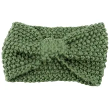 Модные горячие женские вязаные крючком кресты чалма с бантиком вязаная голова обертывание Braiders Ушная грелка заколка для плетения косы Инструменты для укладки Аксессуары 1 шт